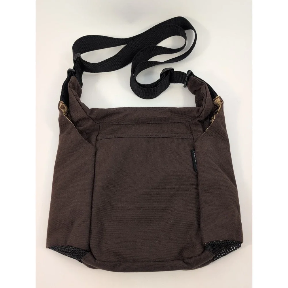 Overland Equipment Crossbody Multi-compartment Shoulder Bag Messenger Brown